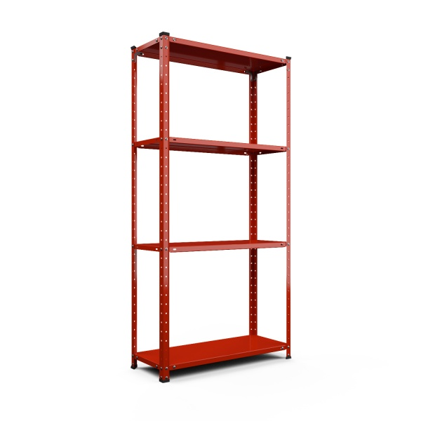 Стелаж 1500x750x300 мм Меткас РЕК помаранчевий метал полиці 4 шт. фарбований (40535392)